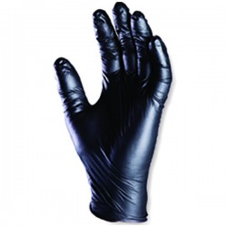 Gants nitrile noir - non...