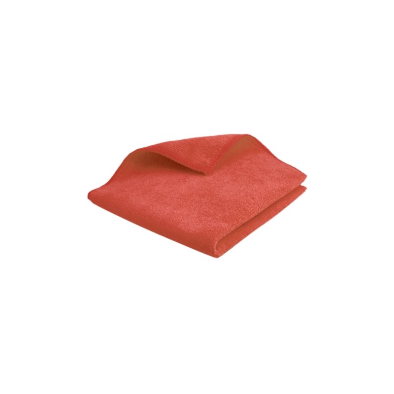 Lavette microfibre rouge Premium 320gr - 40 x 40