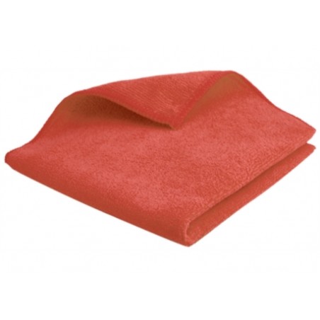 Lavette microfibre rouge Premium 320gr - 40 x 40