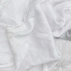 Chiffon d'essuyage extra blanc coton type tee-shirt - BTR1 - carton de 10kg