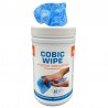 Lingettes nettoyantes imprégnées - COBIC WIPE - COBS0062 - carton de 6 pots de 80 lingettes