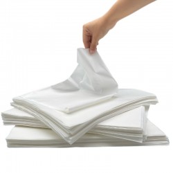 Essuyage non tissé Hightextra smooth blanc 38x30 - carton de 500 feuilles à plat/boîtes