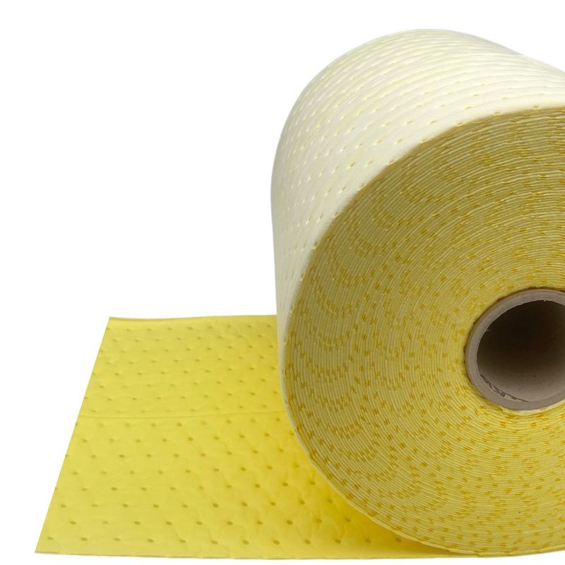 Absorbant produits chimiques jaune - YL4638 - rouleau de 46m x 38 cm