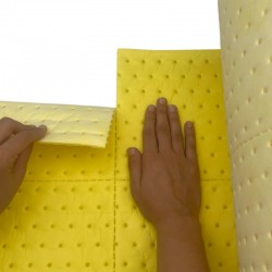 Absorbant produits chimiques jaune - YL4638 - rouleau de 46m x 38 cm