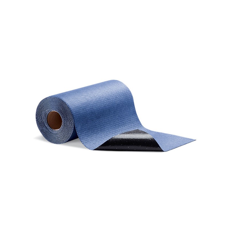 Tapis bleu absorbant et adhésif en Rouleau - Grippy