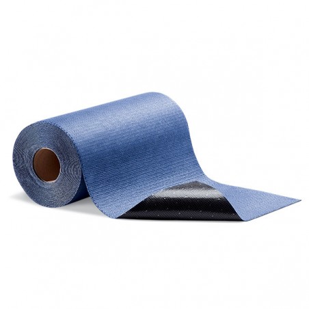 Tapis bleu absorbant et adhésif en Rouleau - Grippy