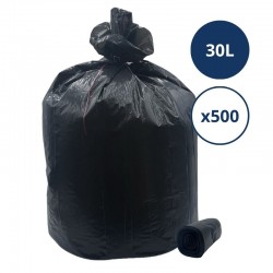 Sacs poubelle 30L noir avec...