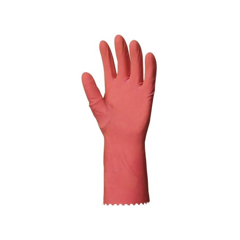 Gants ménage rose - Taille XL (paquet de 10)