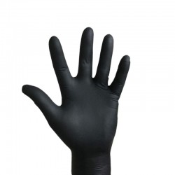 Gants nitrile noir - Taille...