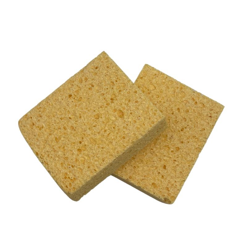 Eponge blonde bordée n° 4 - lot de 10