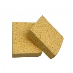 Eponge blonde bordée n° 4 - lot de 10