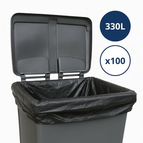 HOUSSE CONTENEUR - 330L - CARTON DE 100