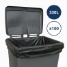 HOUSSE CONTENEUR - 330L - CARTON DE 100