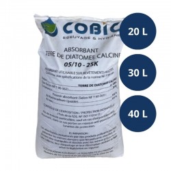 Terre de diatomée absorbant minéral