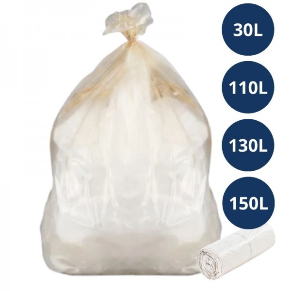 Sac poubelle transparent