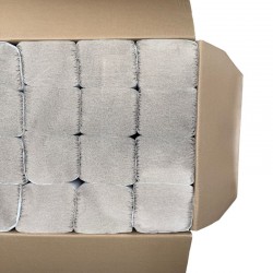 Essuie mains naturel recyclé - pliage en V - FIBRECO