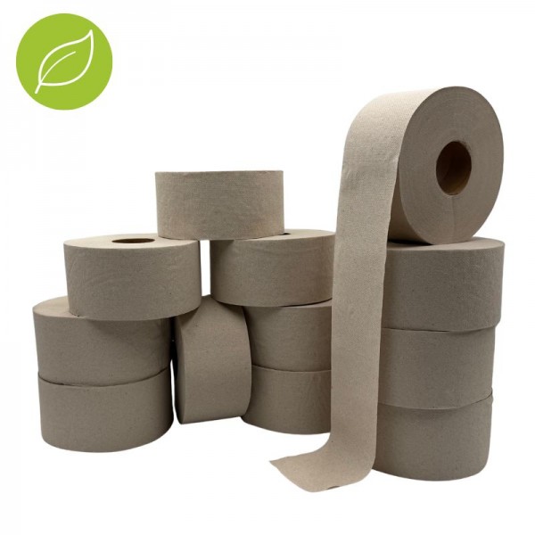 Papier hygiénique naturel recyclé Mini jumbo - FIBRECO