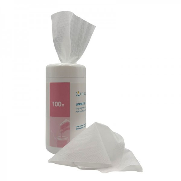 Lingettes désinfectantes - carton de 12 boîtes de 100