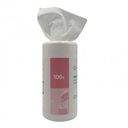 Lingettes désinfectantes - carton de 12 boîtes de 100