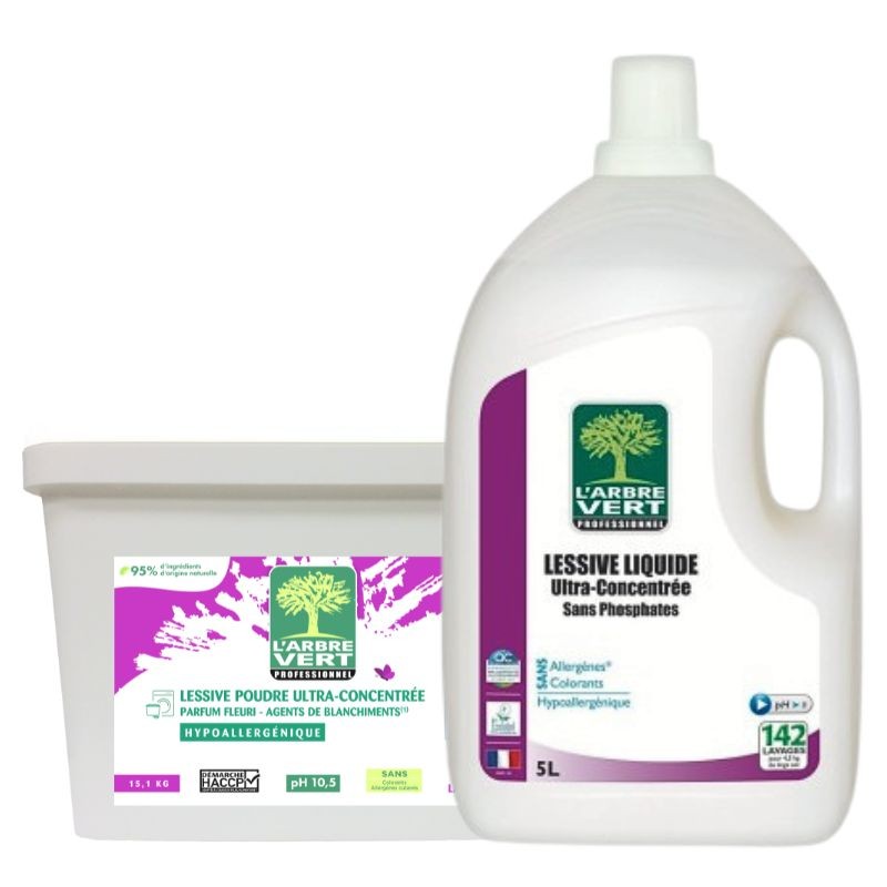 Lessive linge liquide L'arbre Vert