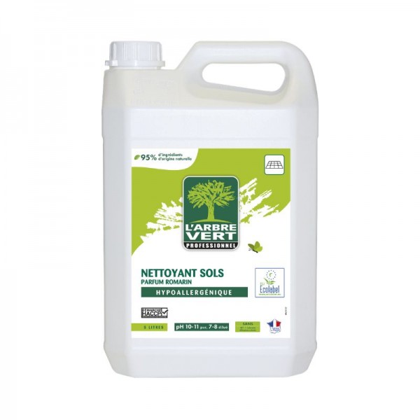 Nettoyant sol parfum Romarin L'arbre Vert - bidon de 5L